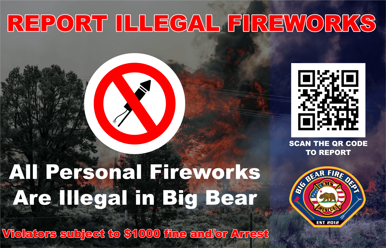 Report Illegal Fireworks